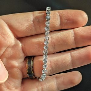 Cubic Zirconia Tennis Bracelet (4mm)